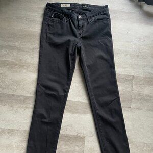 AG Black Cigarette Leg Jeans